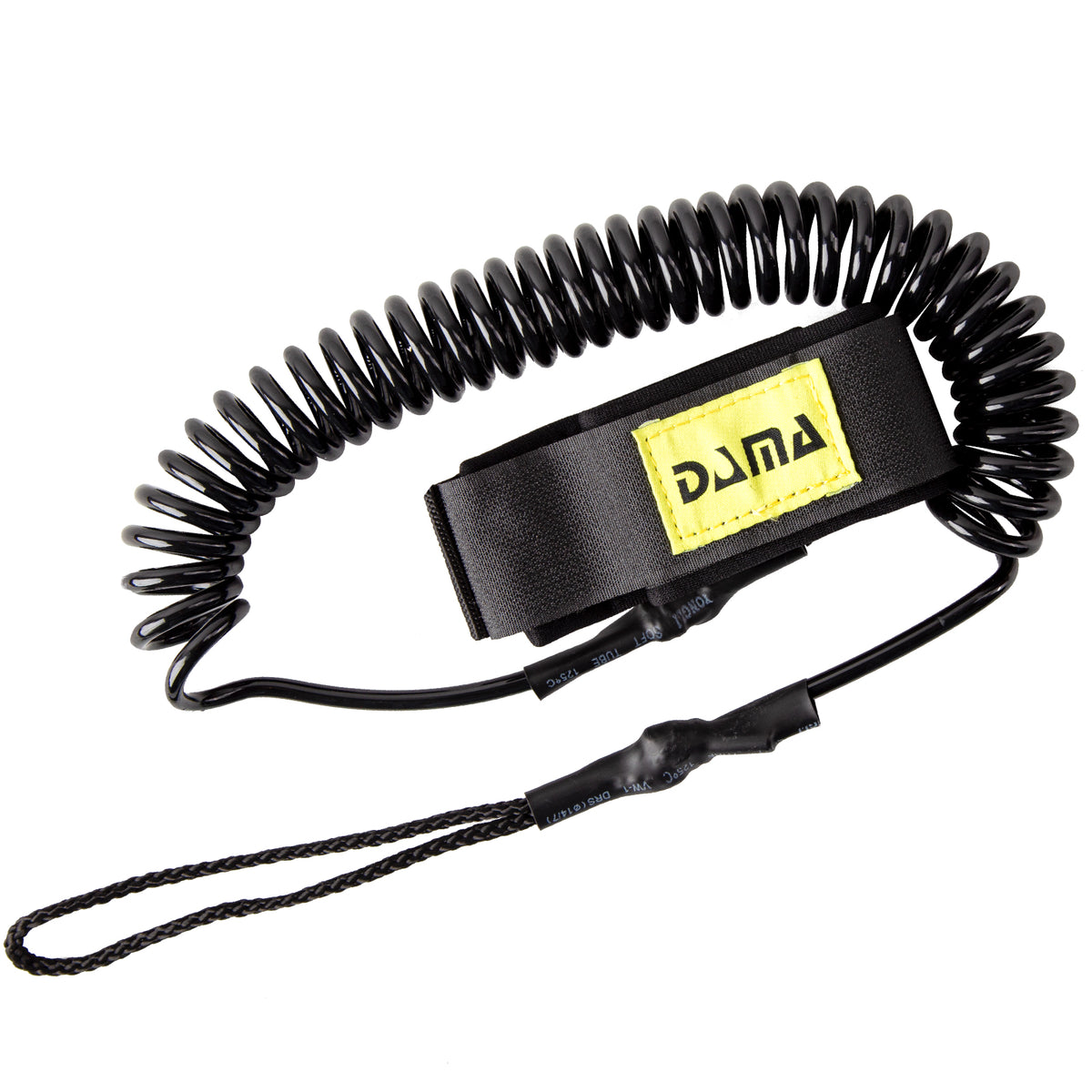 DAMA Coiled Leash for sup Paddle Board Surfboard sup Leash Ankle Cuff Leg Rope with Adjustable Thigh Ankle Cuff…