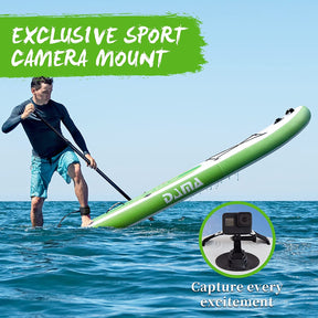 DAMA Inflatable Stand Up Paddle Boards, 10'6“×31"×6" Ultra-Light, Camera Mount, Adjustable Paddle, Pump, ISUP Travel Backpack, Waterproof Bag